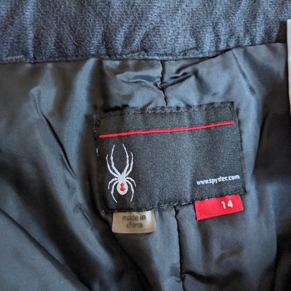 Spyder Boys Insulated Ski pants size 14 - Picture 9 of 13